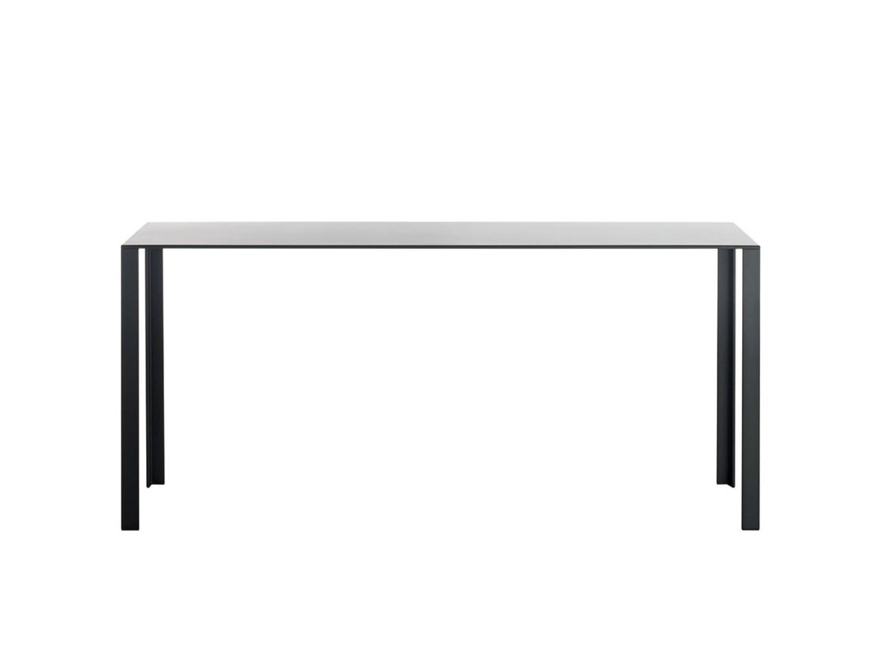 Rectangular aluminium table | Less Less by Molteni