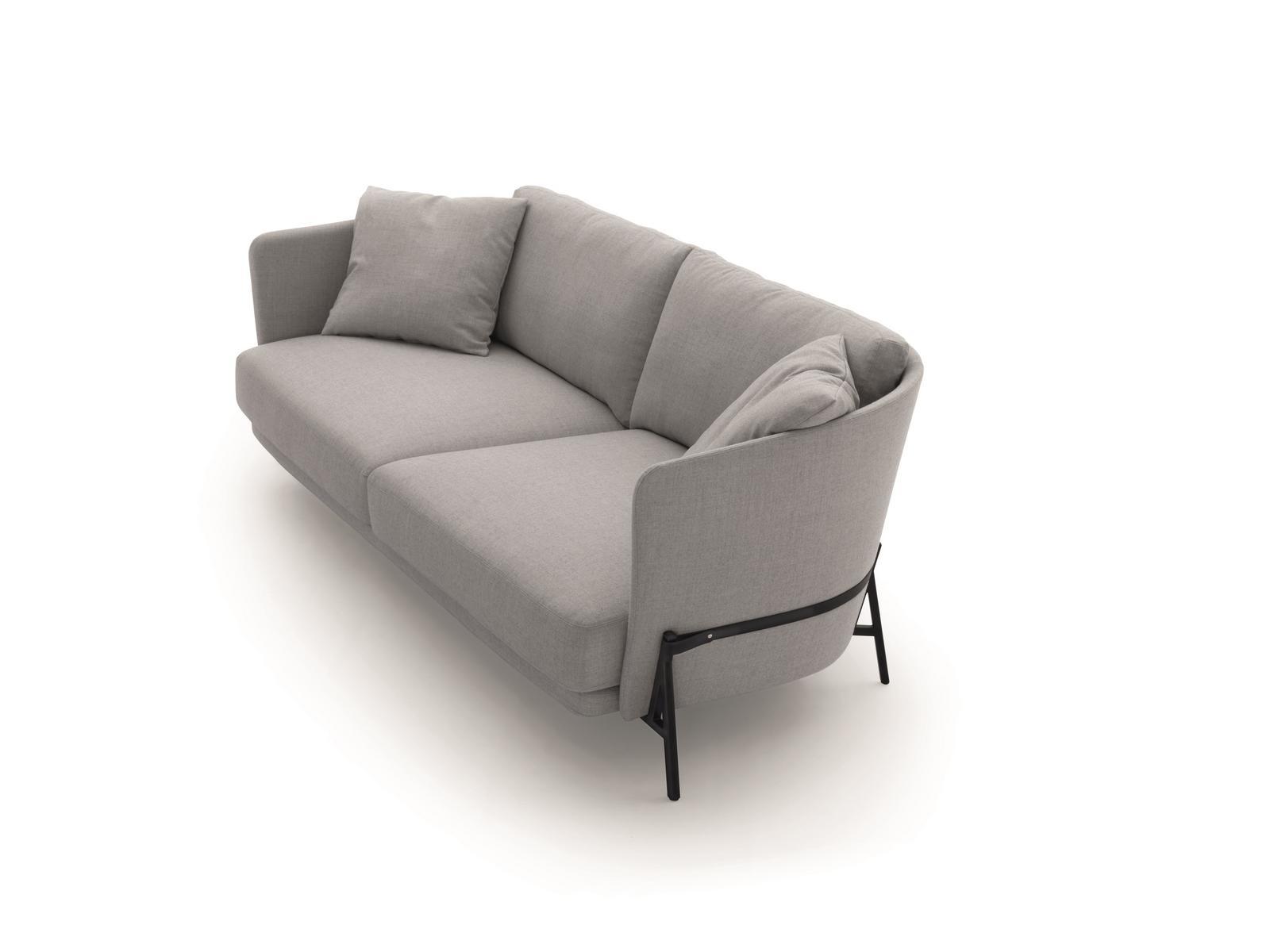 2 seater fabric sofa | Deep Cradle by Arflex
