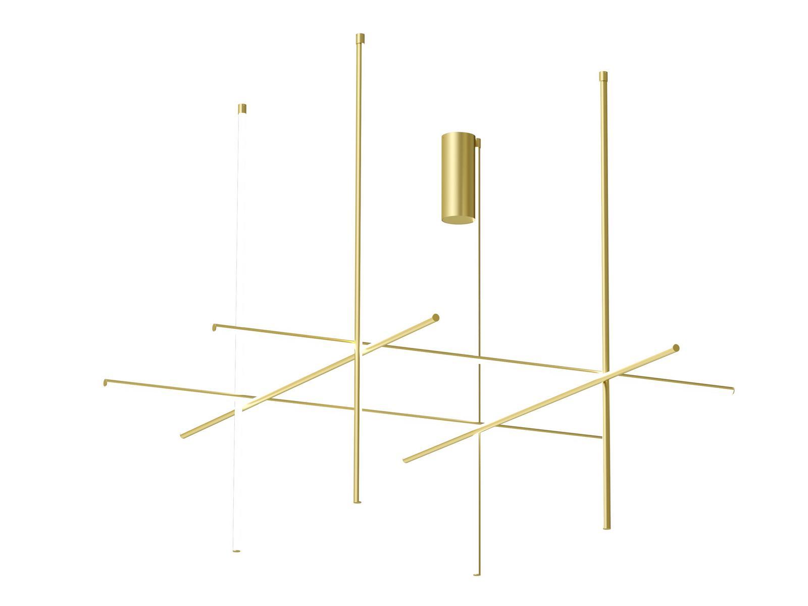 LED extruded aluminium ceiling lamp | Coordinates C4 by Flos