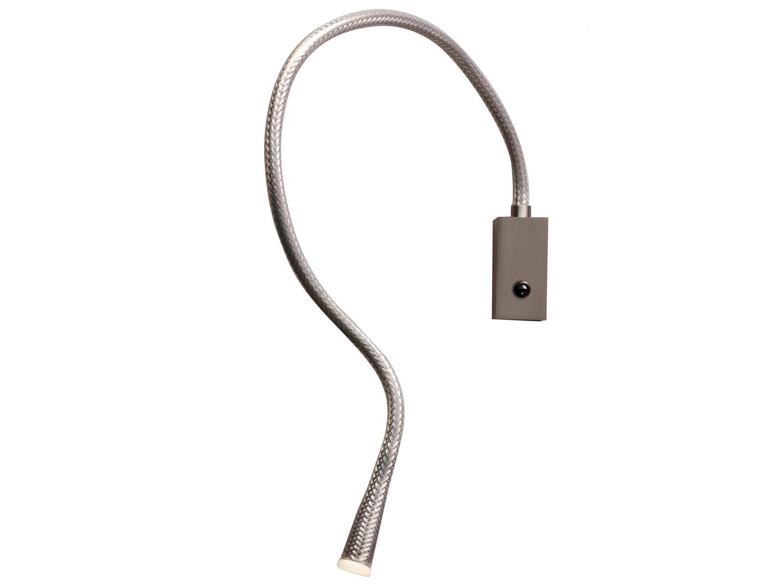 LED steel reading lamp | Flexiled Steel by Contardi