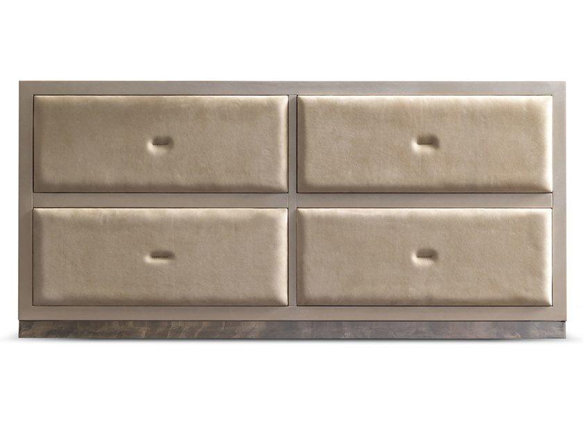 Leather chest of drawers | Keope-soft by Corte Zari