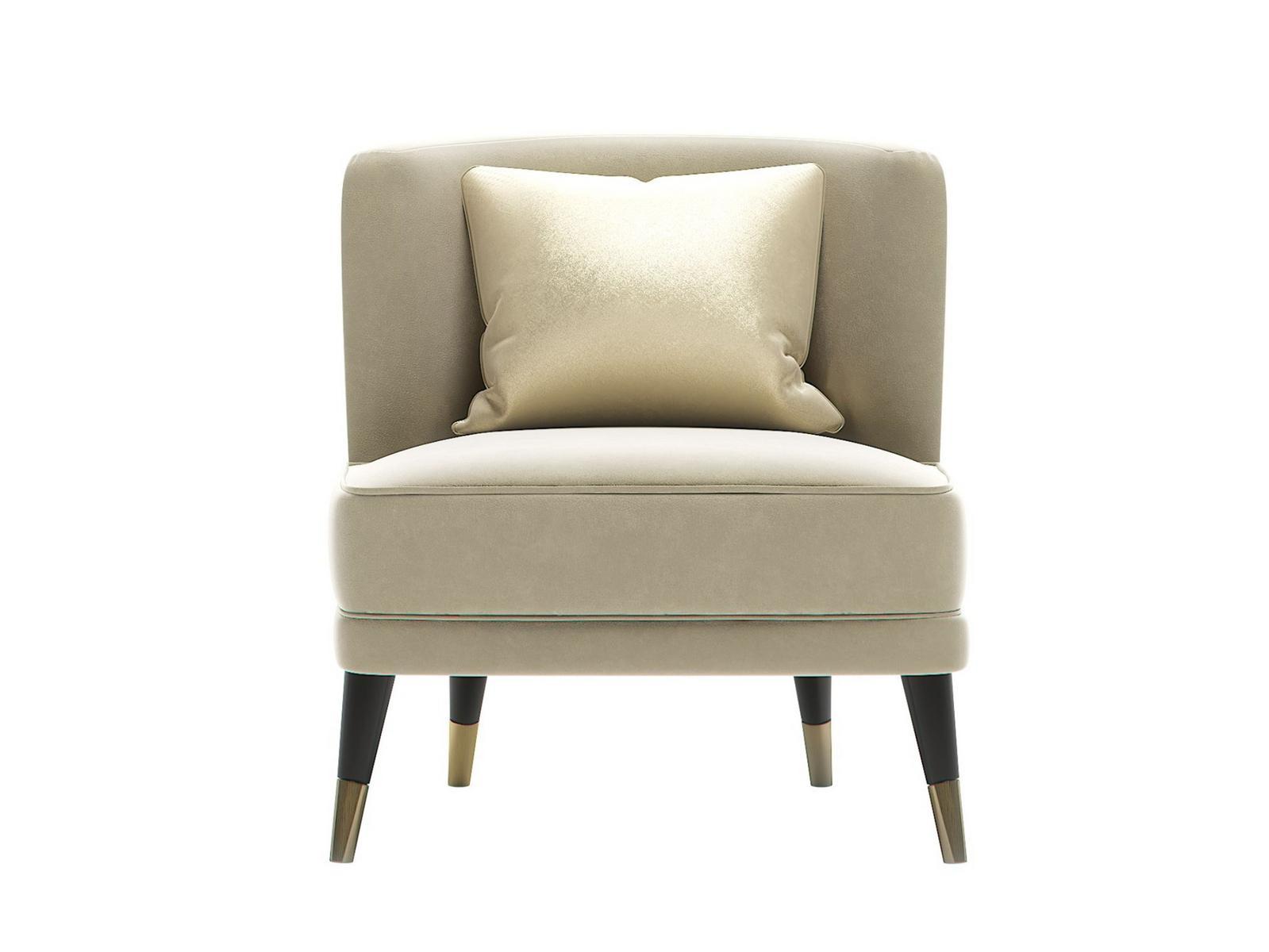 Upholstered leather armchair | Key West by Capital Collection