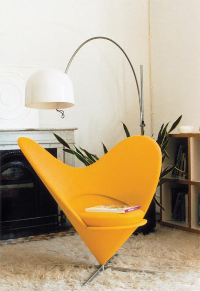 Wing fabric armchair | Heart Cone by Vitra
