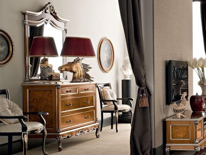 Solid wood chest of drawers | 12207 by Modenese Gastone