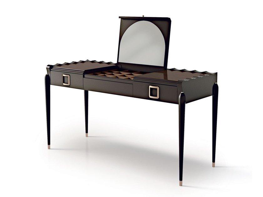 Wooden dressing table with drawers and internal mirror | 7027 by Carpanese home