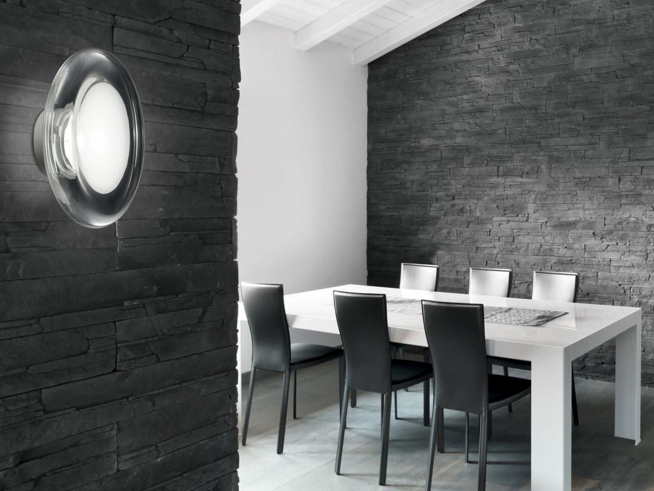 Blown glass wall lamp / ceiling lamp | Keyra P-pl60 by Leucos