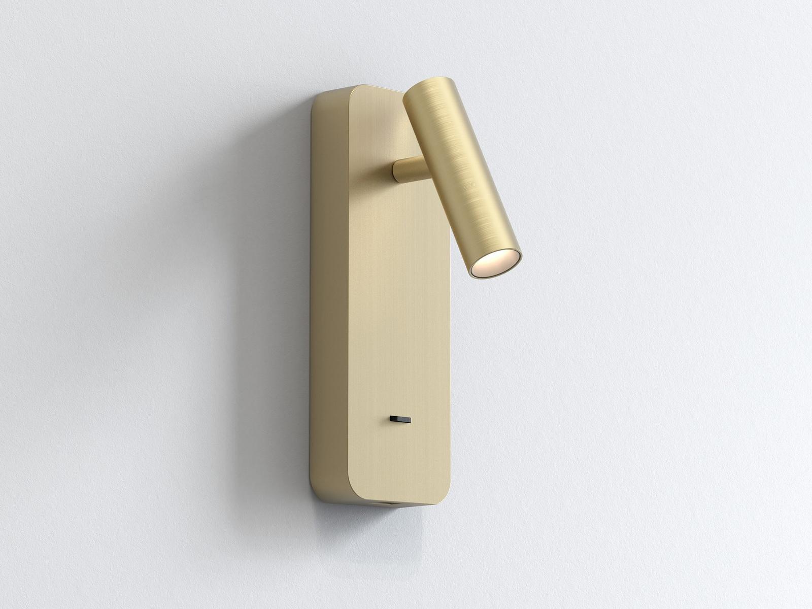 LED aluminium wall lamp with USB | Enna Surface Usb by Astro lighting