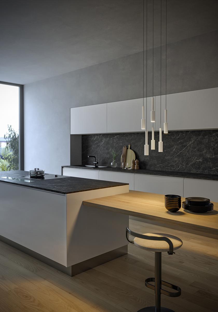 LED aluminium pendant lamp | Tubino by Panzeri