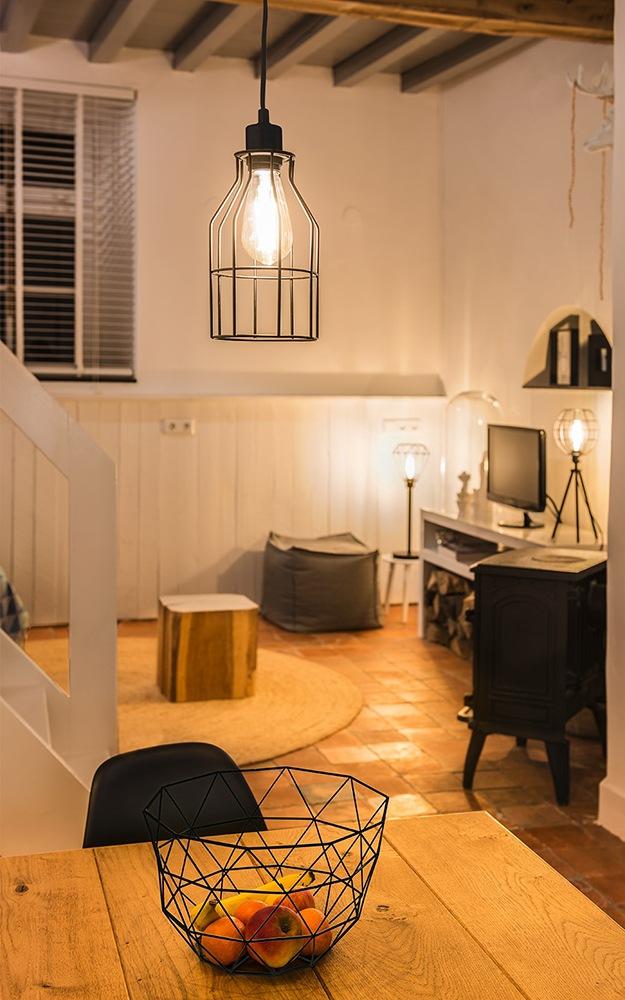 Plastic pendant lamp in a contemporary style | Fenda by SLV