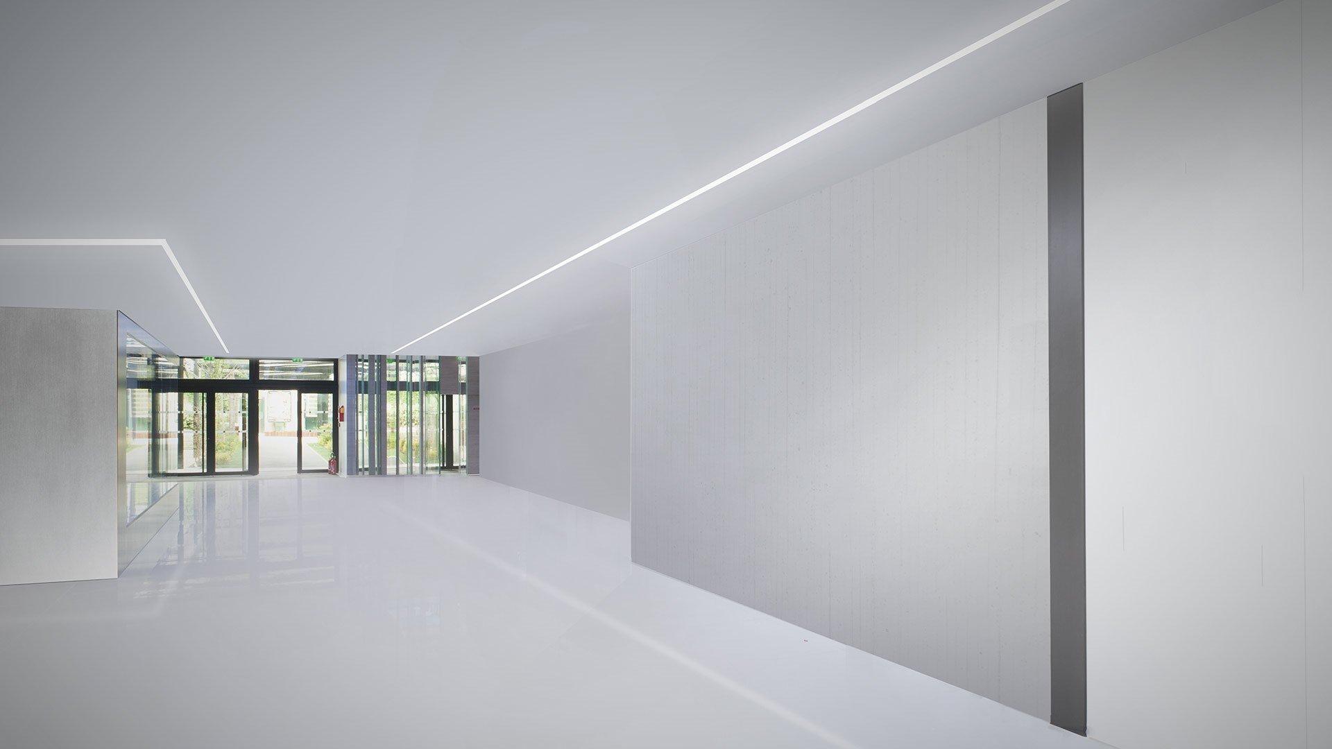 Linear lighting profile | A.39 Recessed Diffused by Artemide