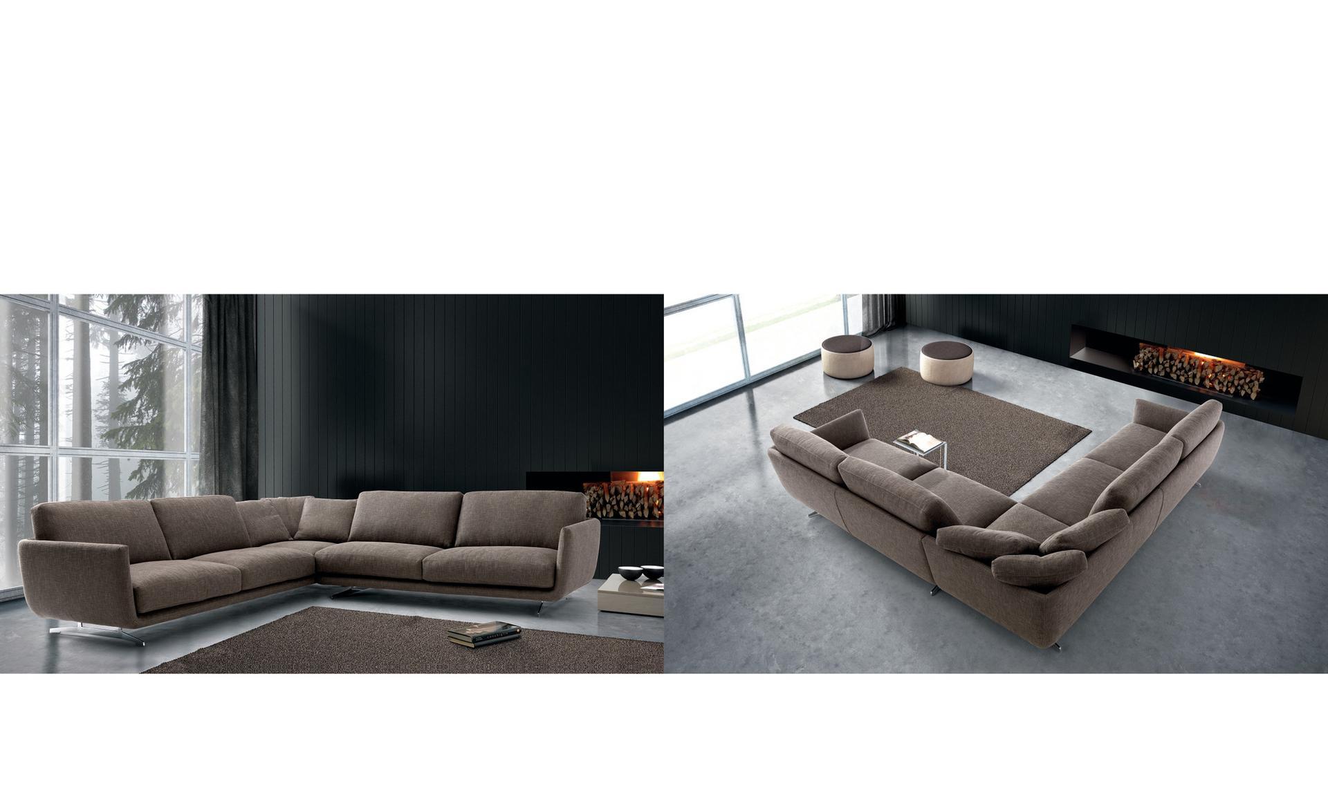 Sectional sofa with removable cover | Slim by Dema