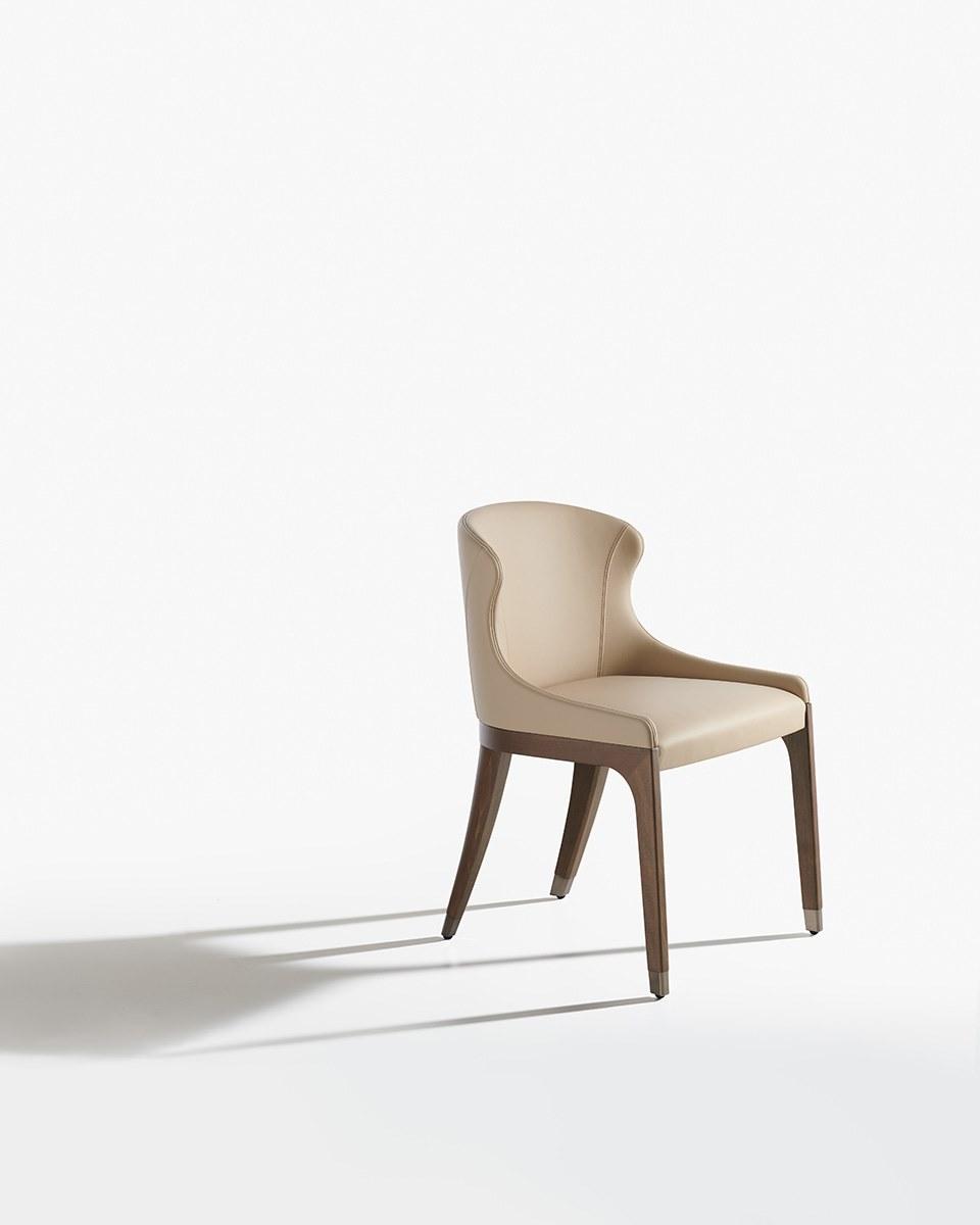 Contemporary style upholstered leather chair | Miura by Potocco