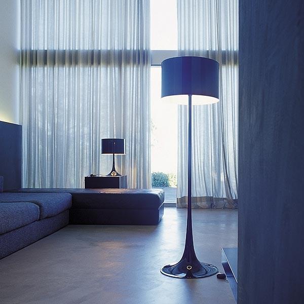 Die cast aluminium floor lamp | Spun Light F by Flos
