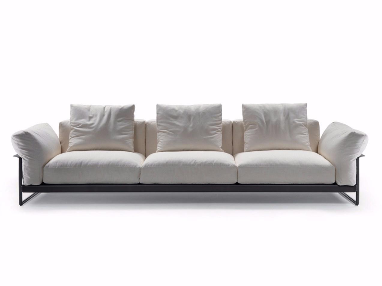 3 seater fabric sofa | Zeno Light by Flexform