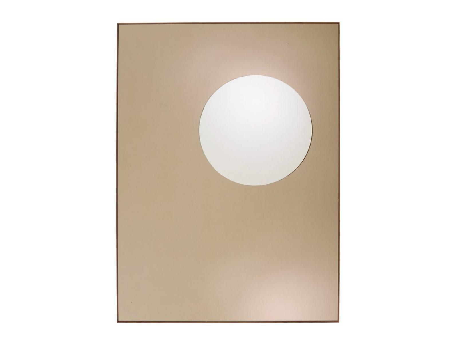 Rectangular wall-mounted mirrored glass mirror | Demi-teintes by Ligne Roset