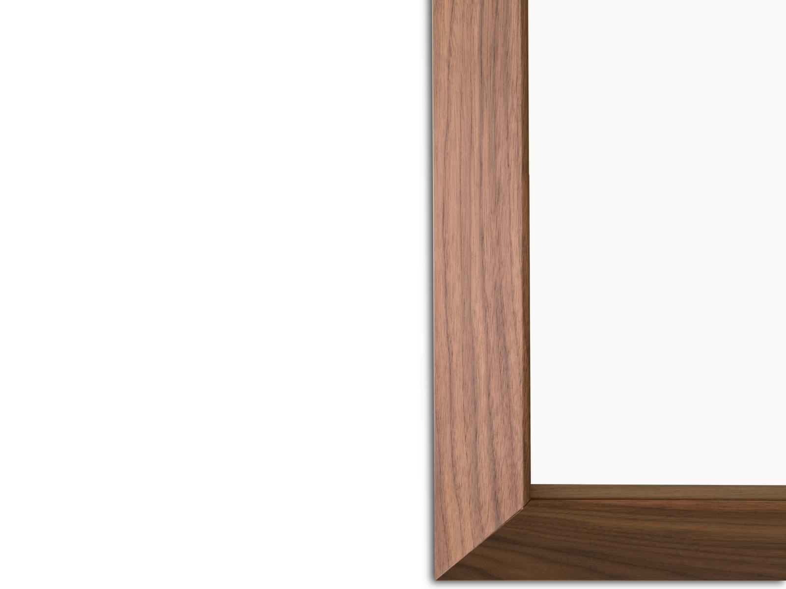 Square wall-mounted framed mirror | Quadro by Riflessi