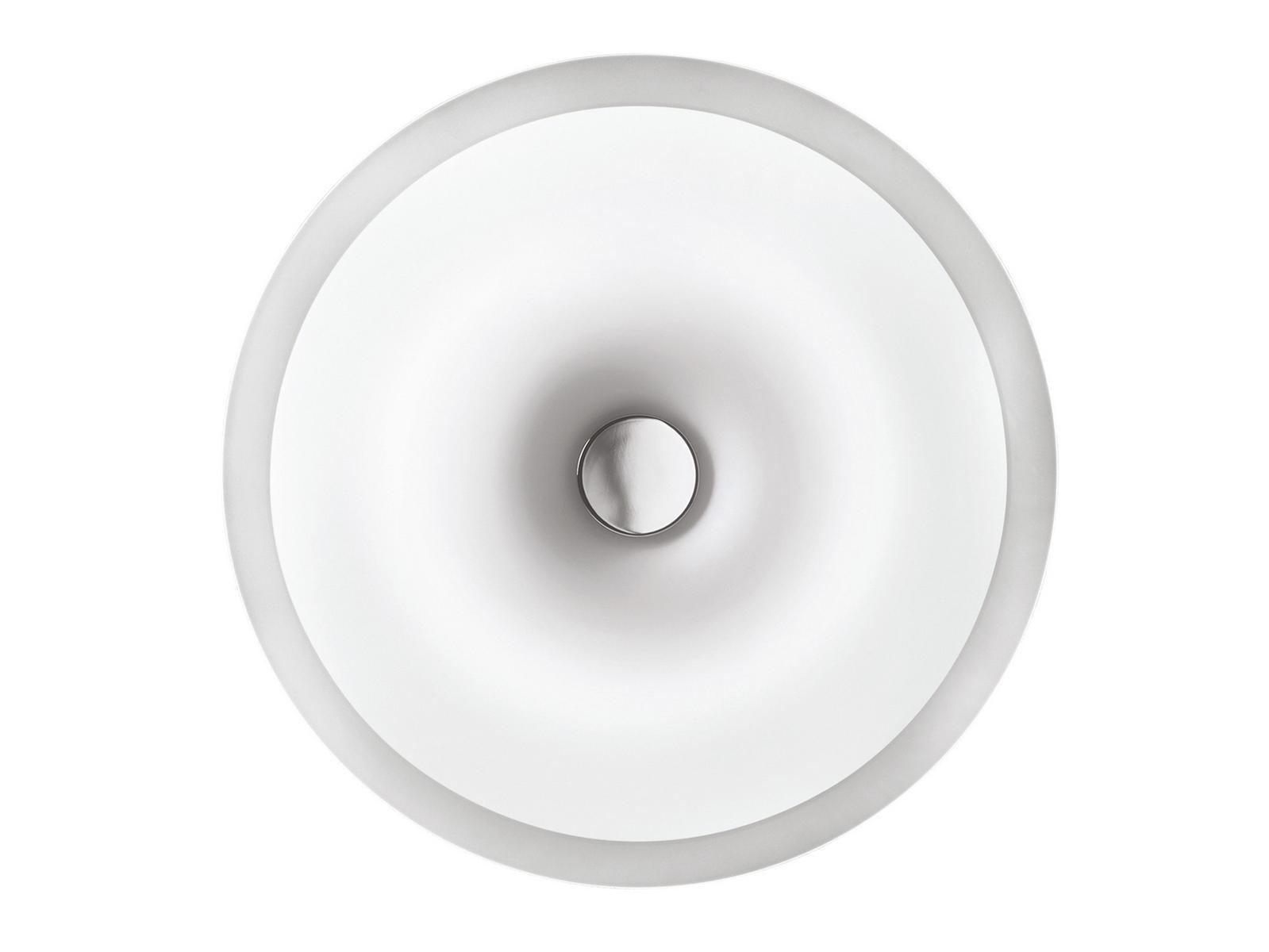 Thermoformed glass wall lamp / ceiling lamp | Planet P-pl 65 by Leucos