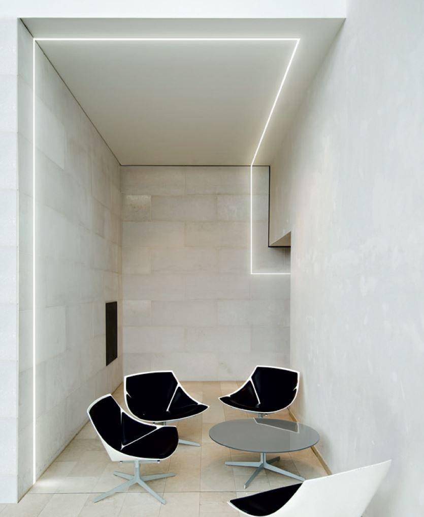 Extruded aluminium linear lighting profile | Brooklyn Out by Panzeri