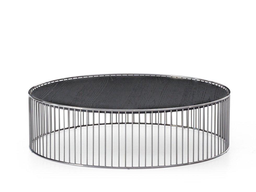 Coffee table | Caulfield Black Nichel by Minotti