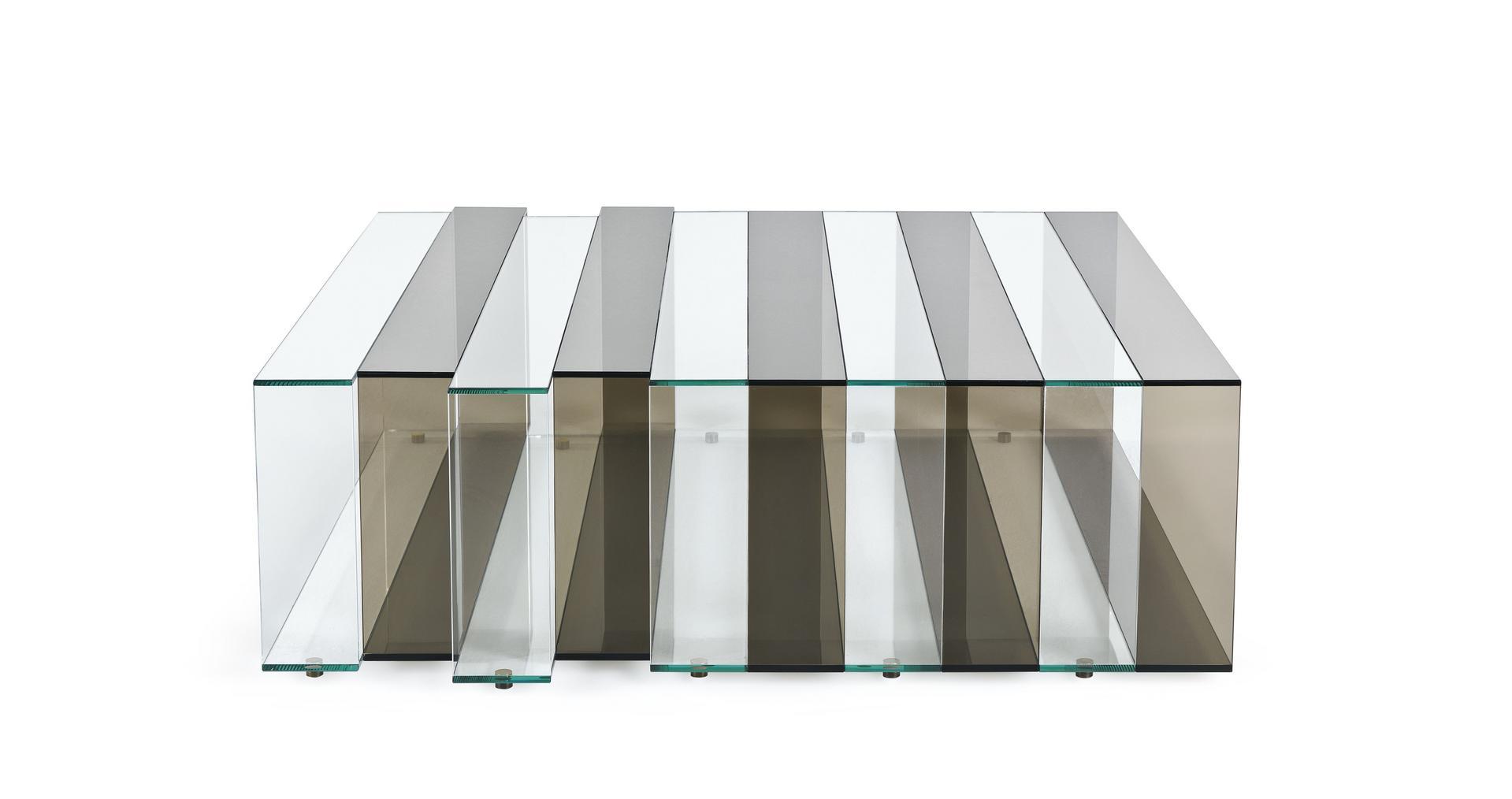 Rectangular glass coffee table | Jenga by Gianfranco Ferre Home