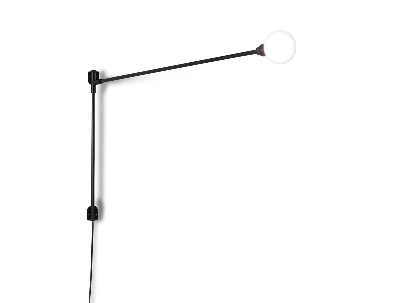 Adjustable aluminium wall lamp | Mini Potence Pivotante by Nemo