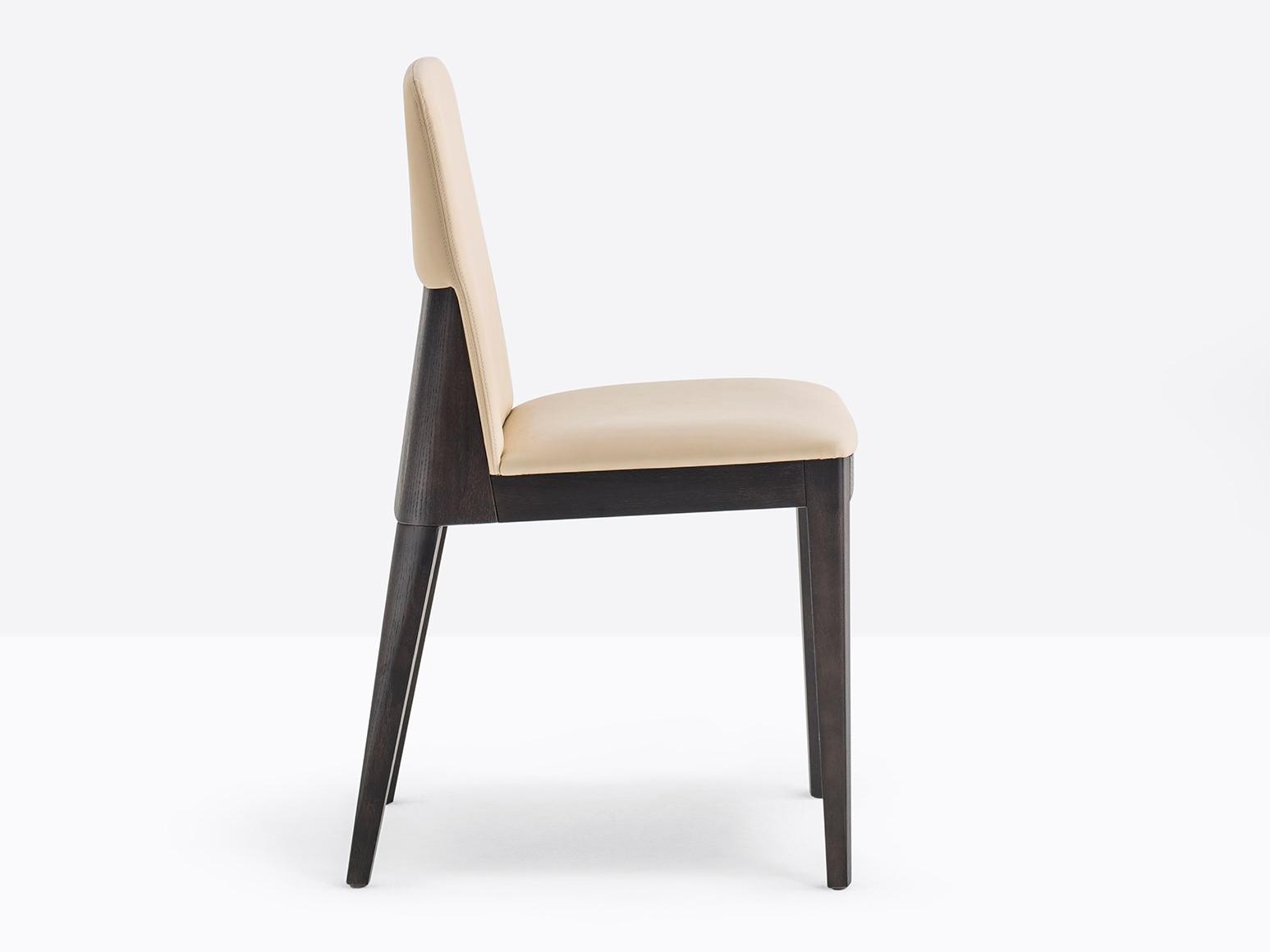 Upholstered wooden chair | Allure 735 by Pedrali