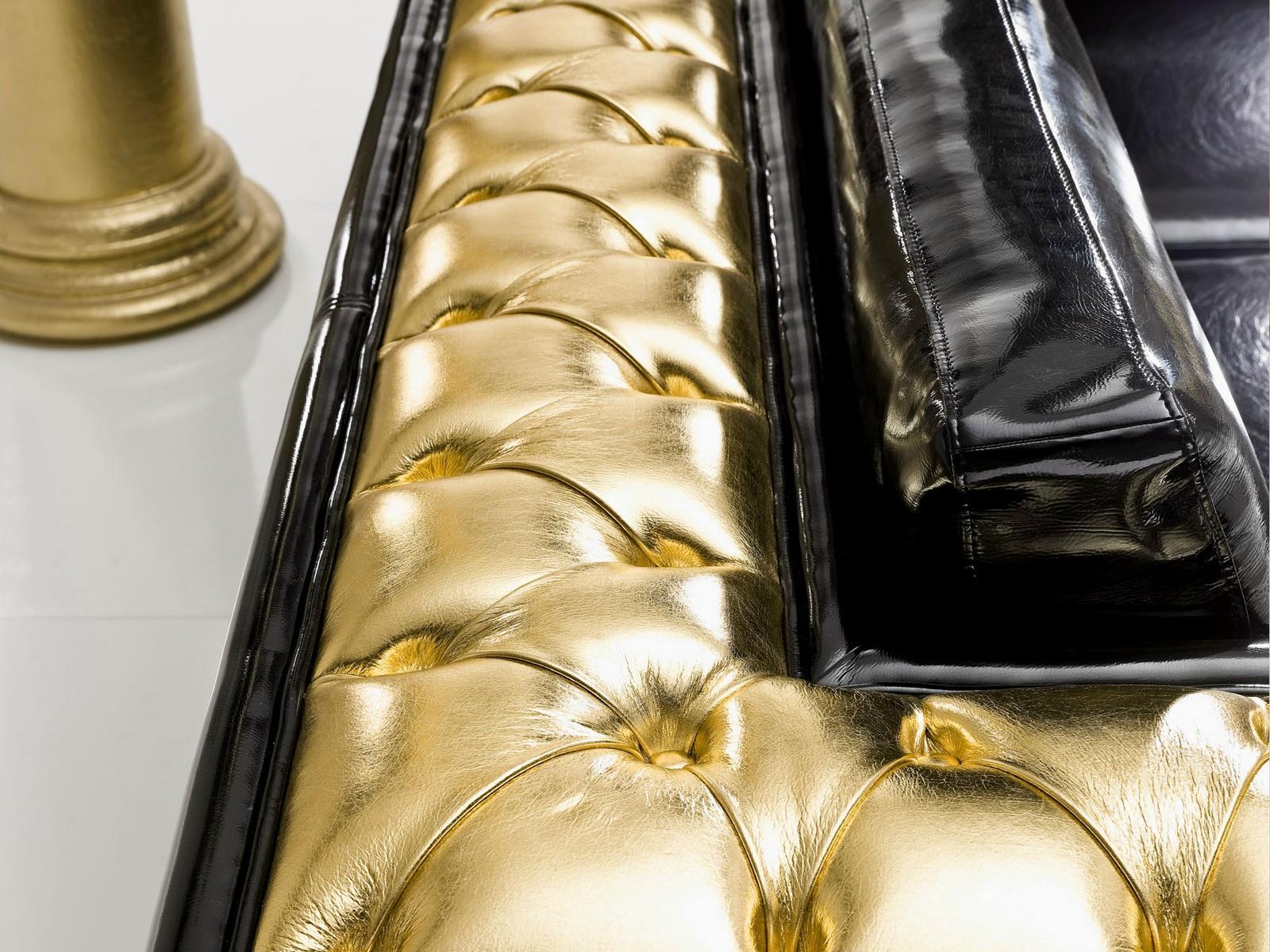 Tufted 3 seater sofa | Minimal Baroque by Modenese Gastone