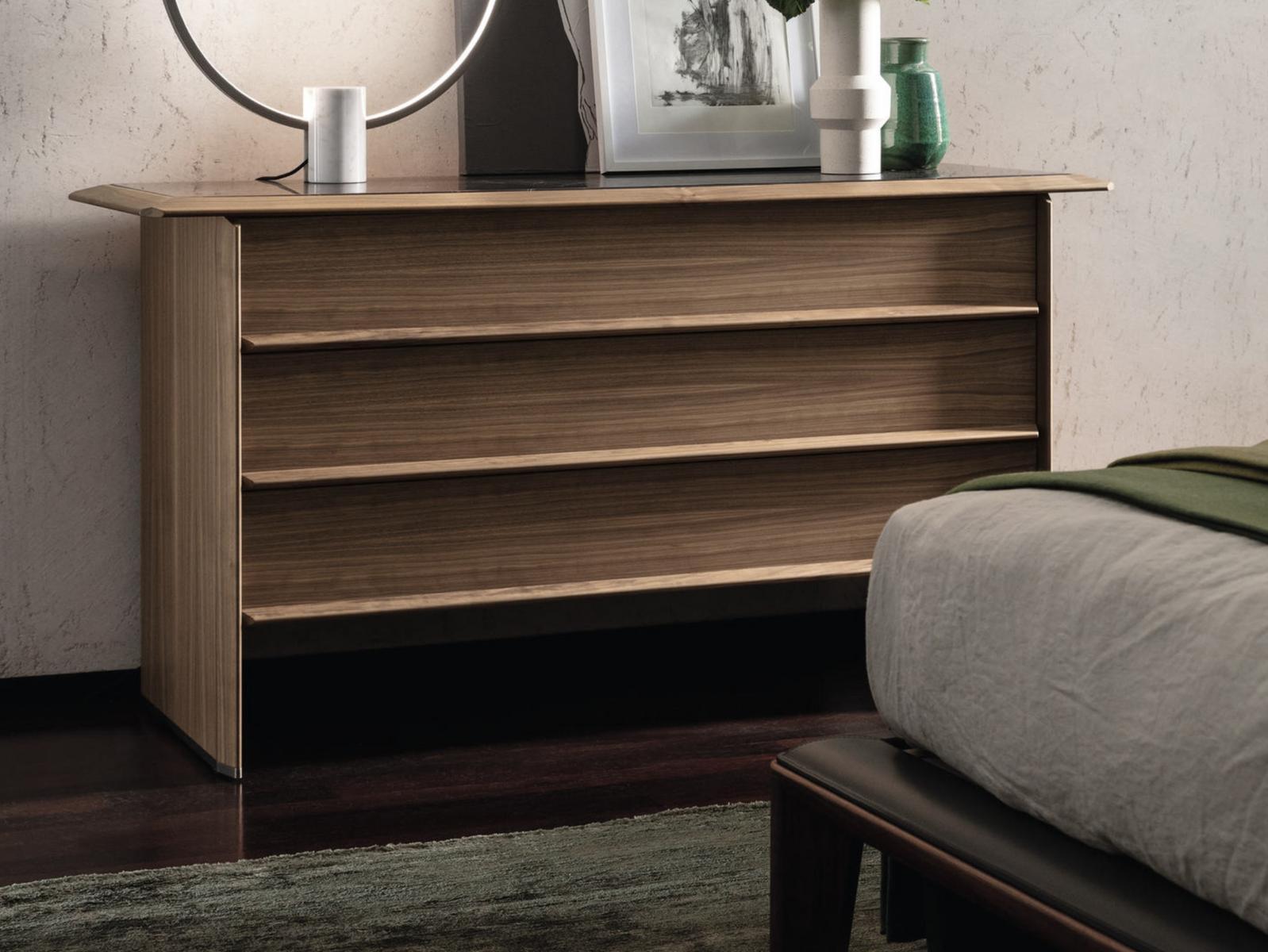 Walnut chest of drawers | Tamok by Porada
