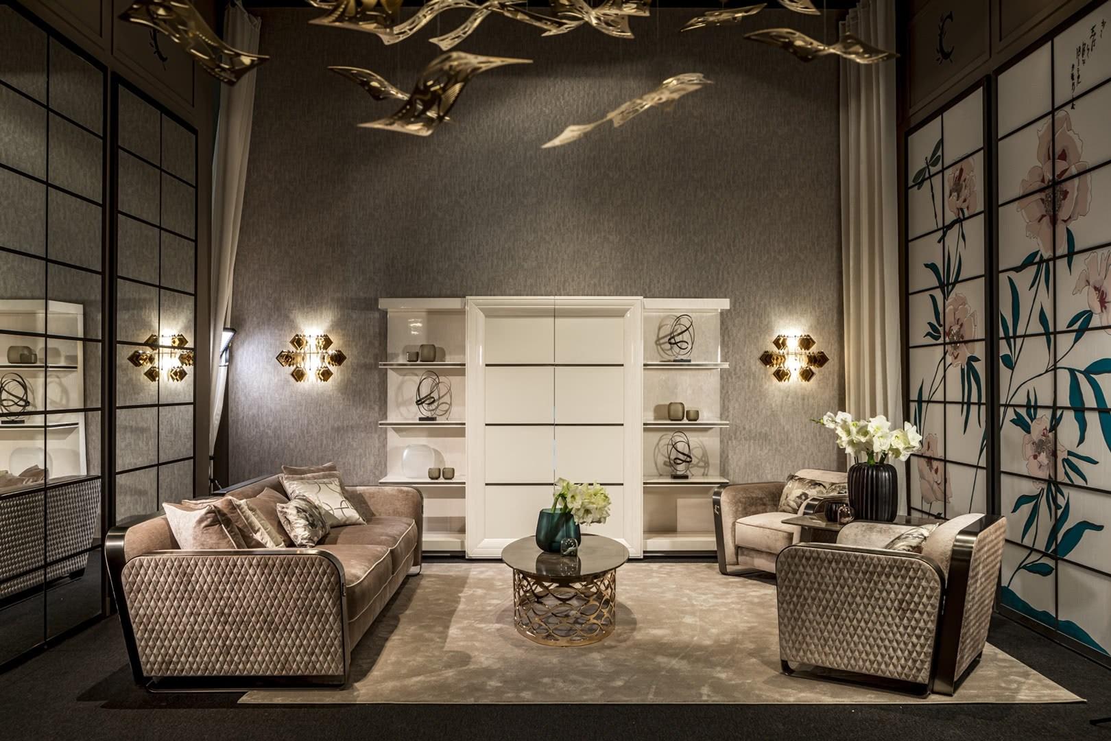 Oval marble coffee table for living room | Isidoro by Cantori