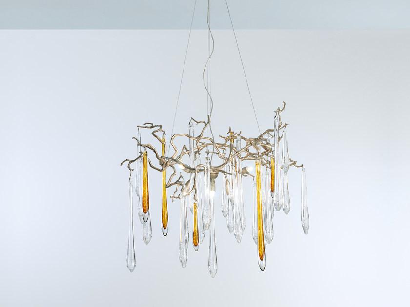 Handmade bronze pendant lamp | Aqua Ct3260/6 by Serip