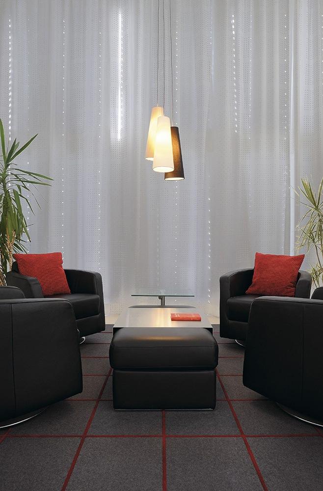 Fabric pendant lamp in a contemporary style | Soprana by SLV