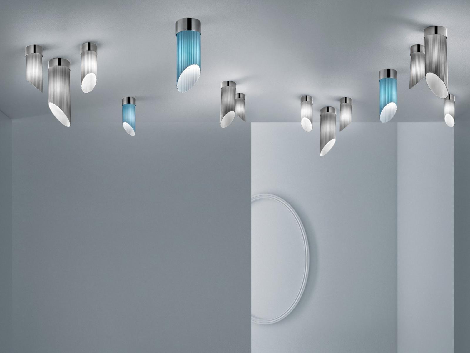 Glass ceiling lamp | Korinthos by Sylcom