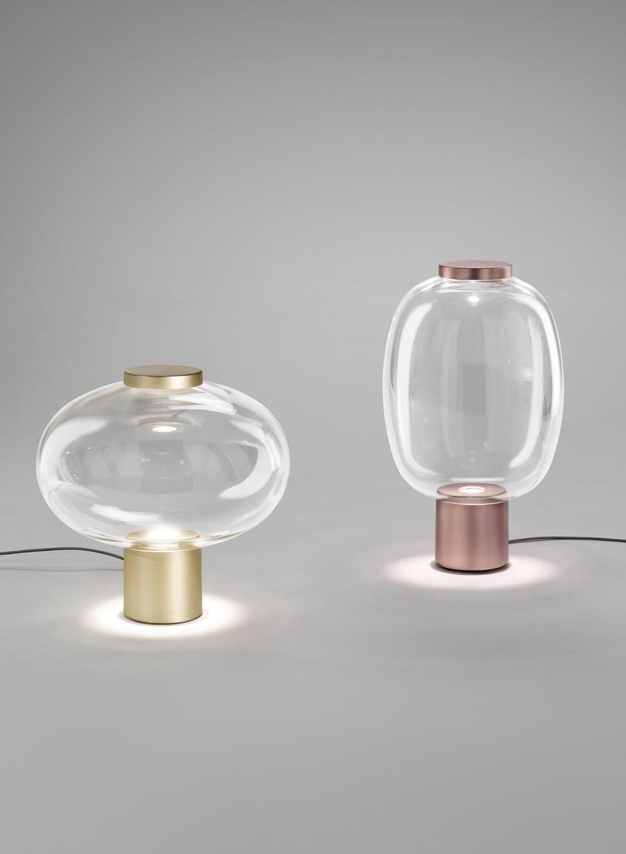 LED glass table lamp | Riflesso Lt 1 by Vistosi