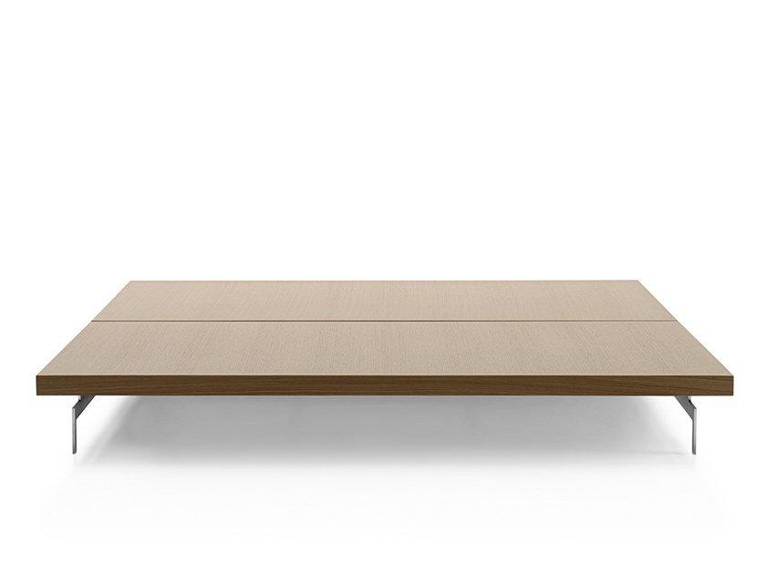 Low wooden coffee table | Dock by B&B Italia