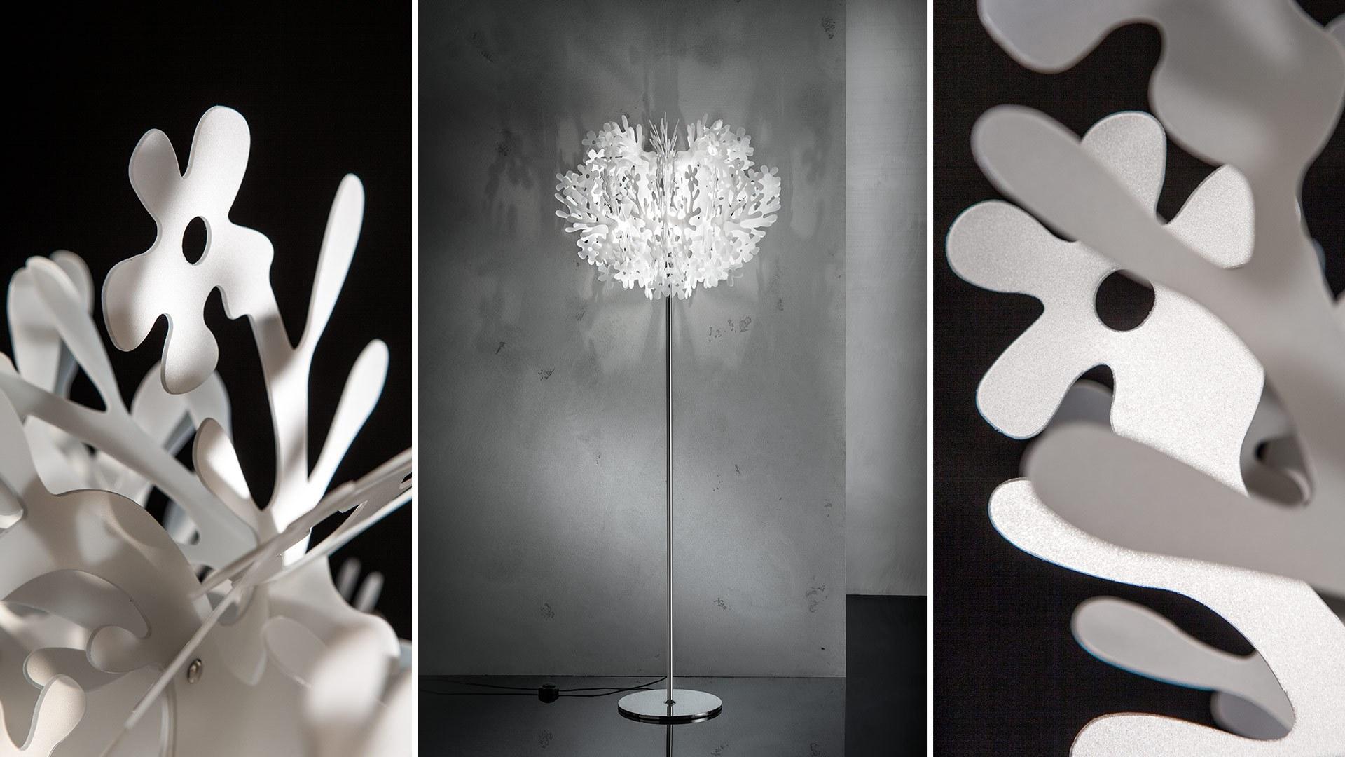 Cristalflex® and Opalflex® LED floor lamp | Fiorella by Slamp