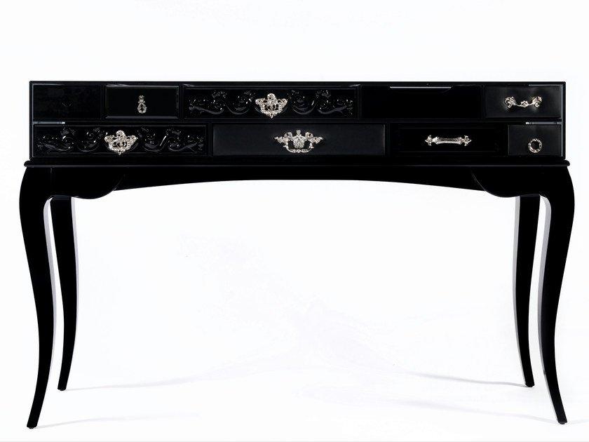 Rectangular mahogany console table with drawers | York by Boca Do Lobo