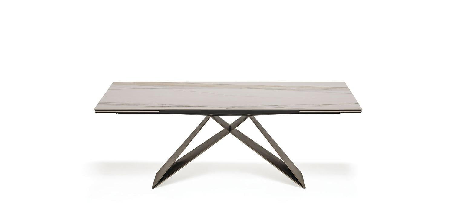 Rectangular metal table | Premier Keramik Drive by Cattelan Italia