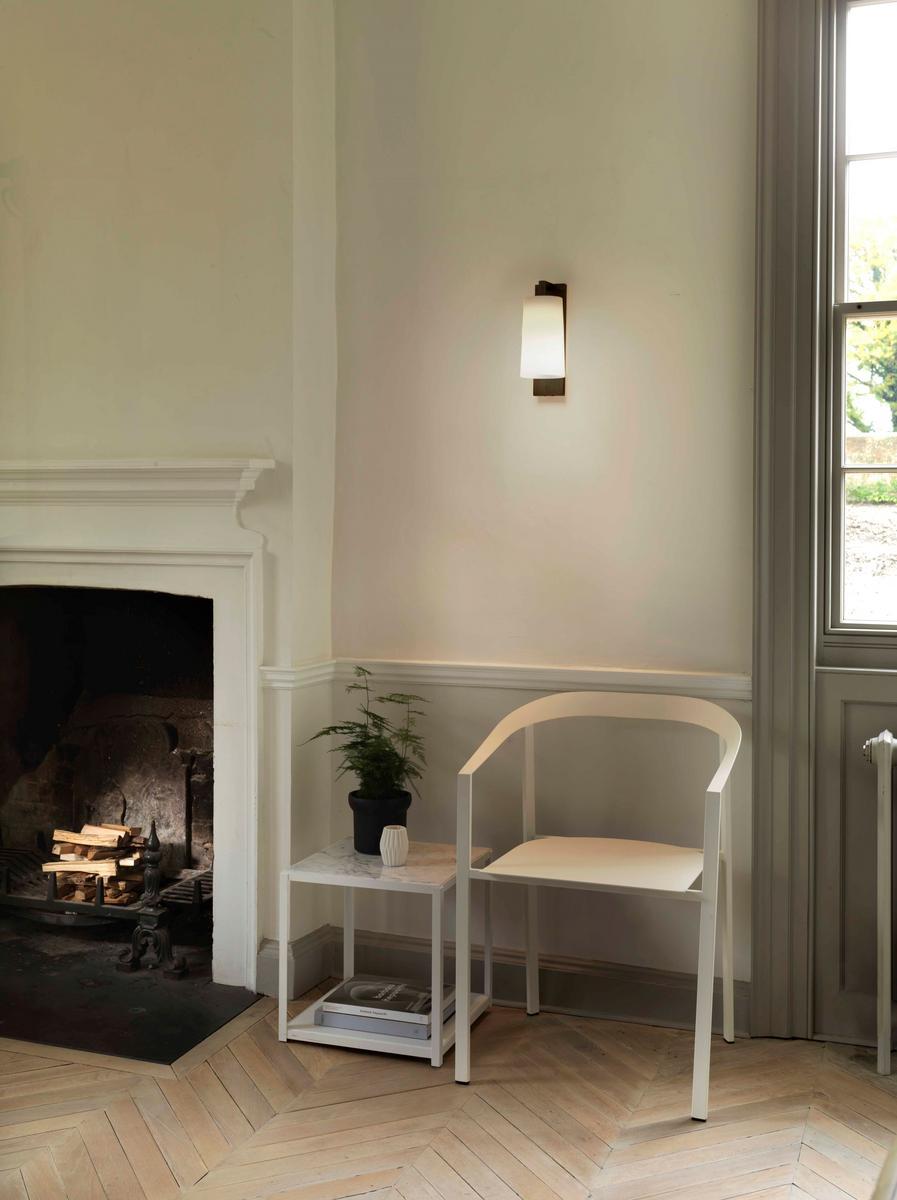 Wall lamp with steel and fabric dimmer | Lago by Astro lighting