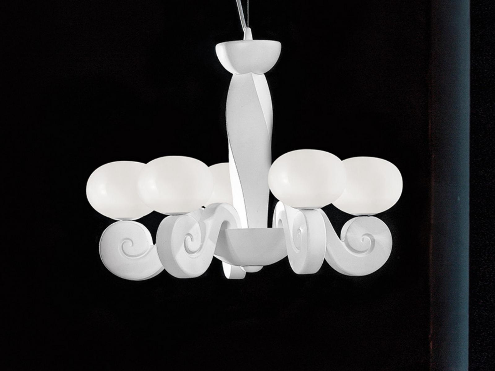 Expanded polyurethane chandelier | Bustier S5 by Masiero