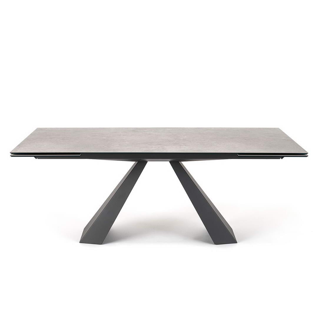 Rectangular metal table | Eliot Keramik Drive by Cattelan Italia