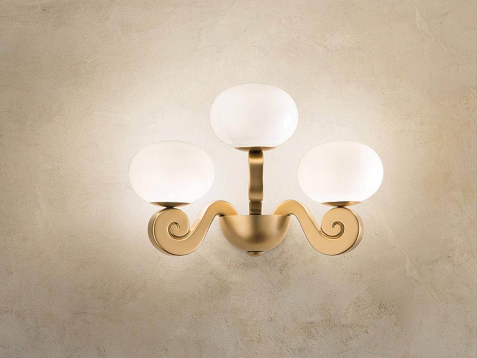 Expanded polyurethane wall lamp | Bustier A3 by Masiero