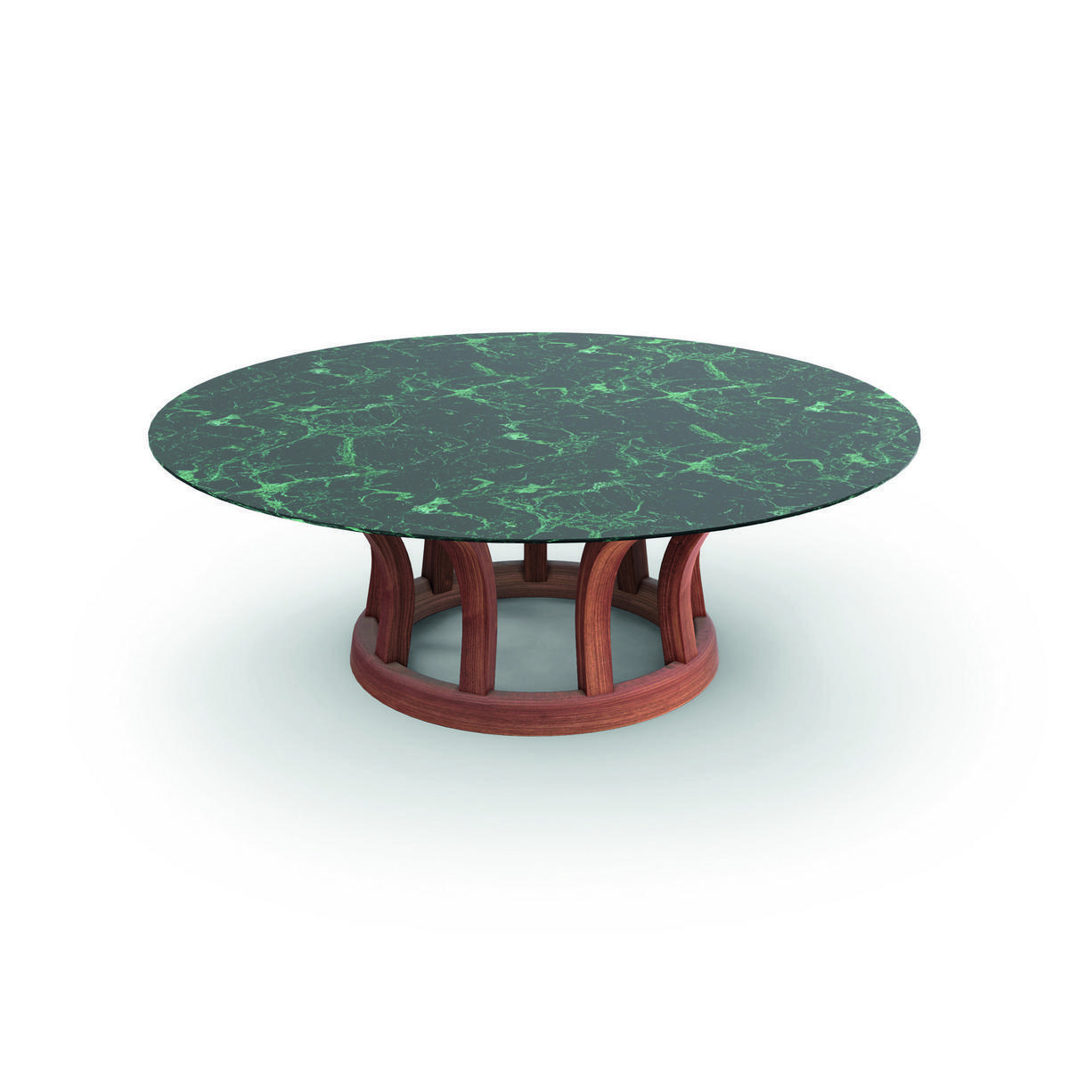 Solid wood coffee table | Lebeau Wood by Cassina