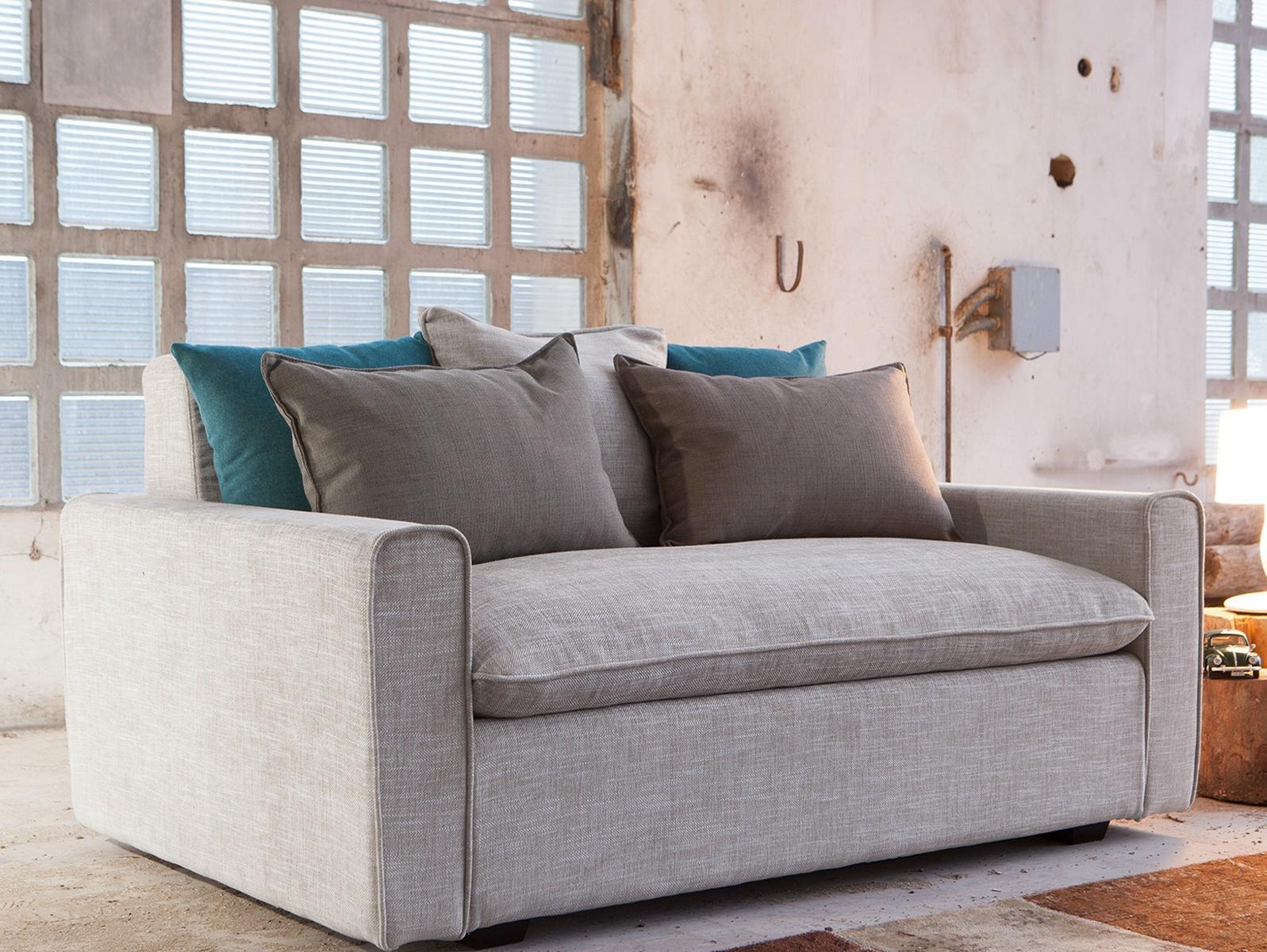 Upholstered 2 seater fabric sofa | Henri by Domingo salotti