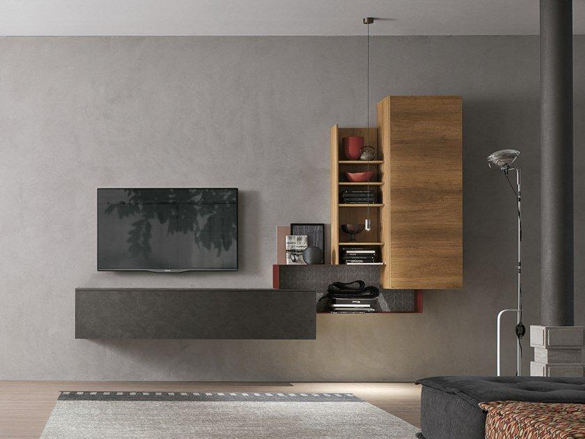 Sectional storage wall | Unit A073 by Tomasella