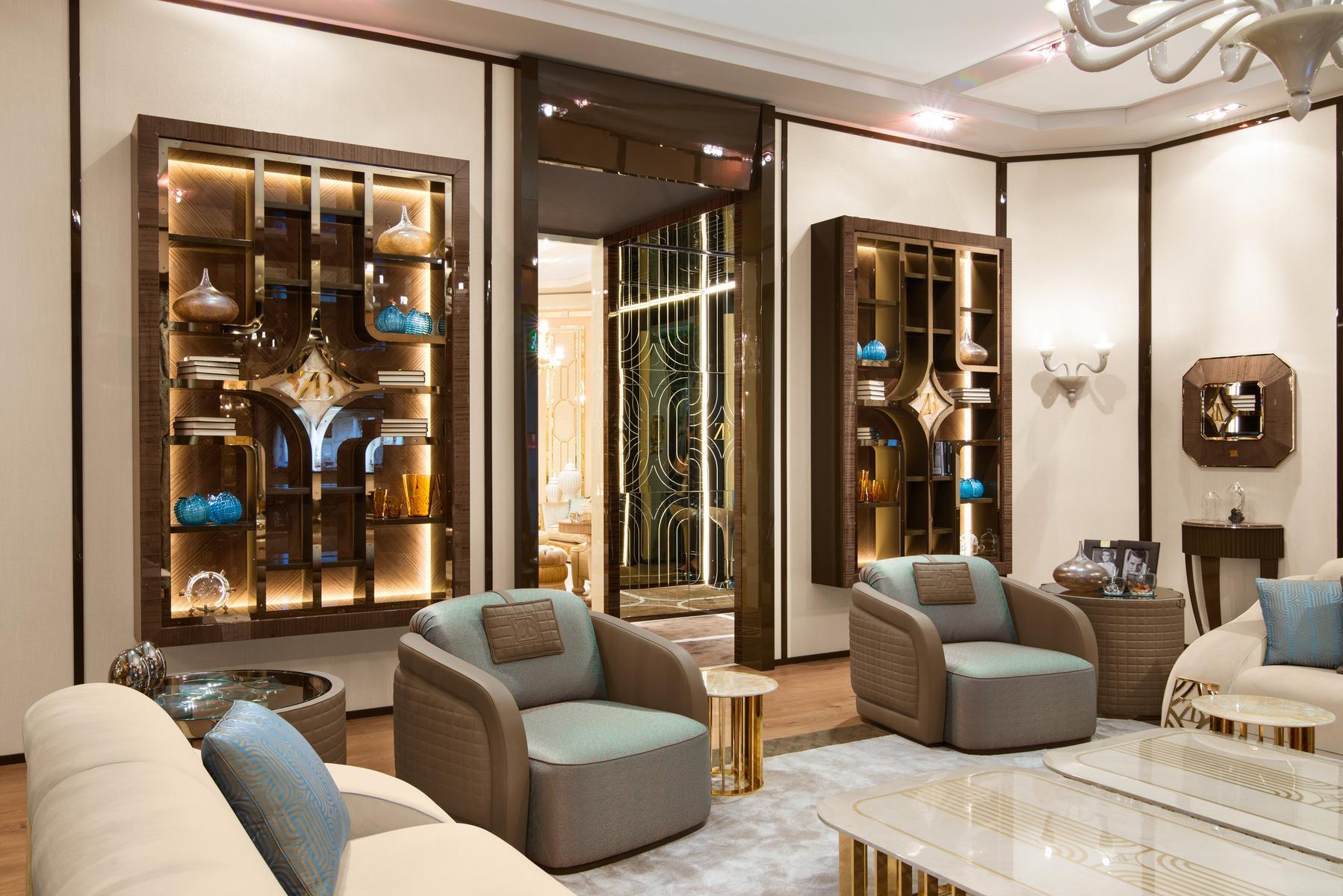 Open floating metal bookcase and eucalyptus frame | Sirio by Bruno Zampa