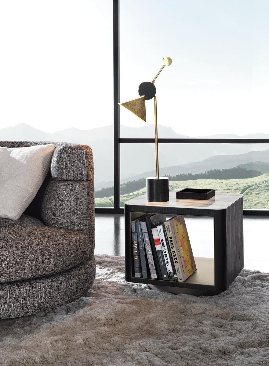 Bedside table | Milton by Minotti
