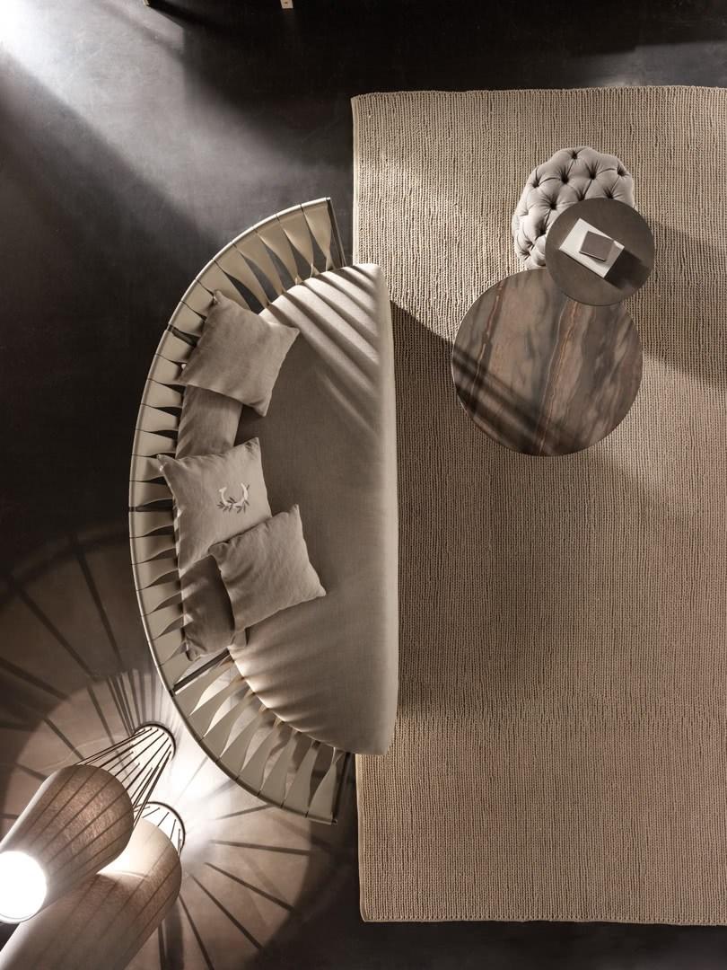 2 seater velvet sofa | Twist by Cantori