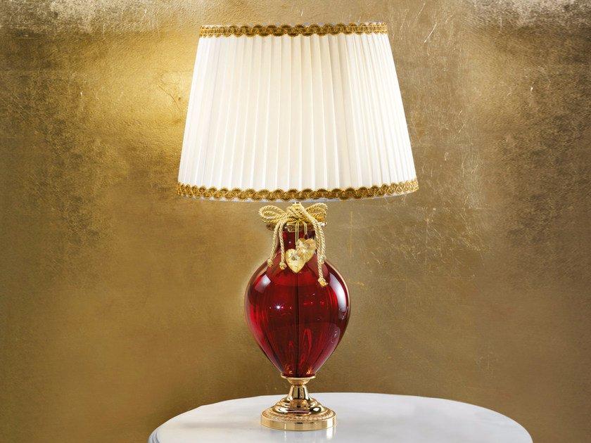 Handmade incandescent Murano glass table lamp | Glass Ve 1010 Tl1 by Masiero