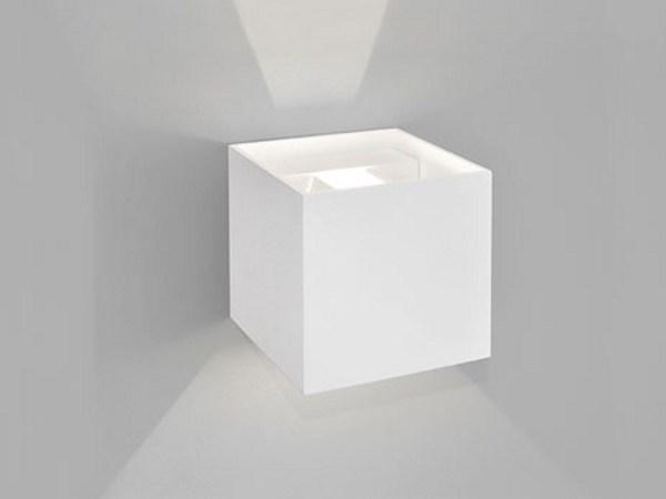 LED direct-indirect light outdoor wall lamp | Draco by Panzeri