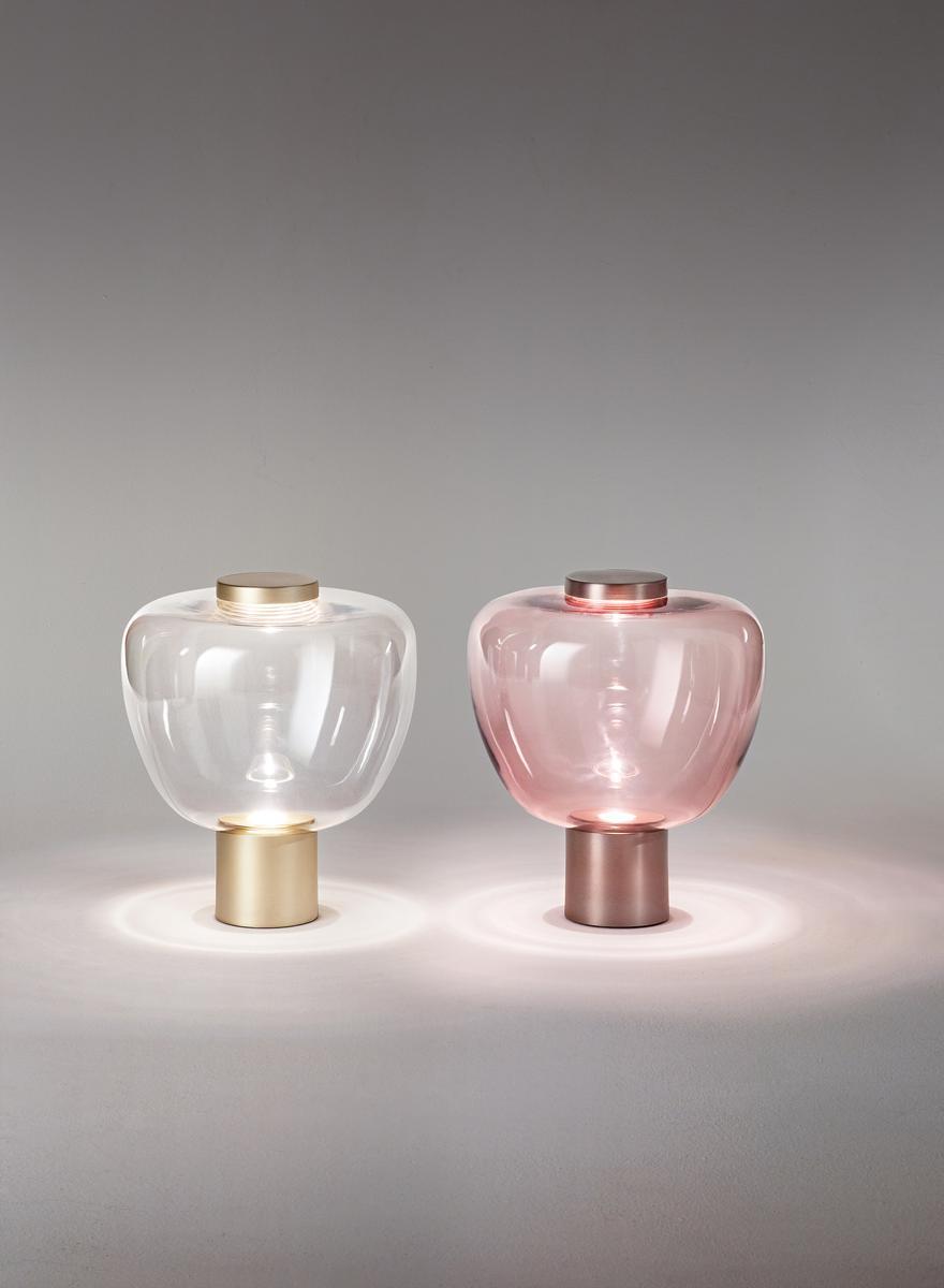 LED glass table lamp | Riflesso Lt 3 by Vistosi